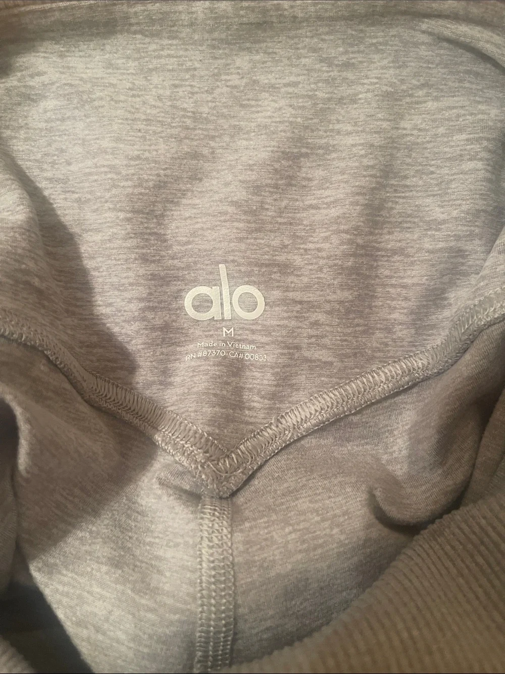 ALO Yoga High-Waist Alosoft Lounge Legging - Athletic Heather Grey